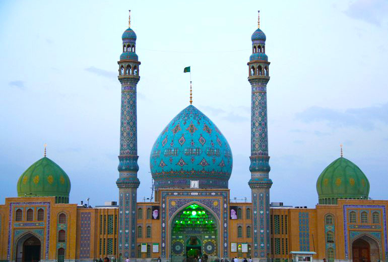 تصویر زیبا از مسجد مقدس جمکران